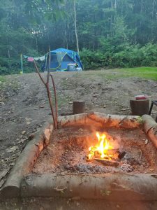 Our tent on our pitch