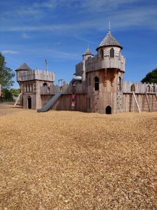 Castle climbing frame