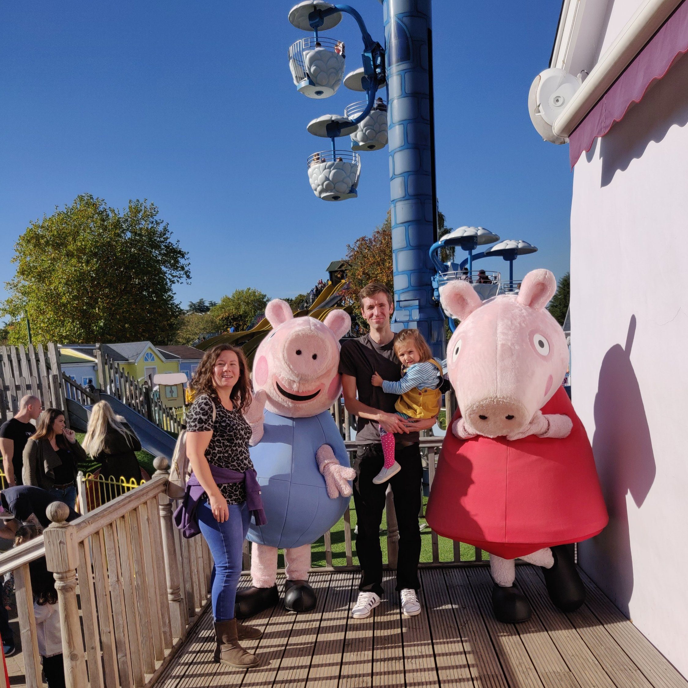 Meeting Peppa and George
