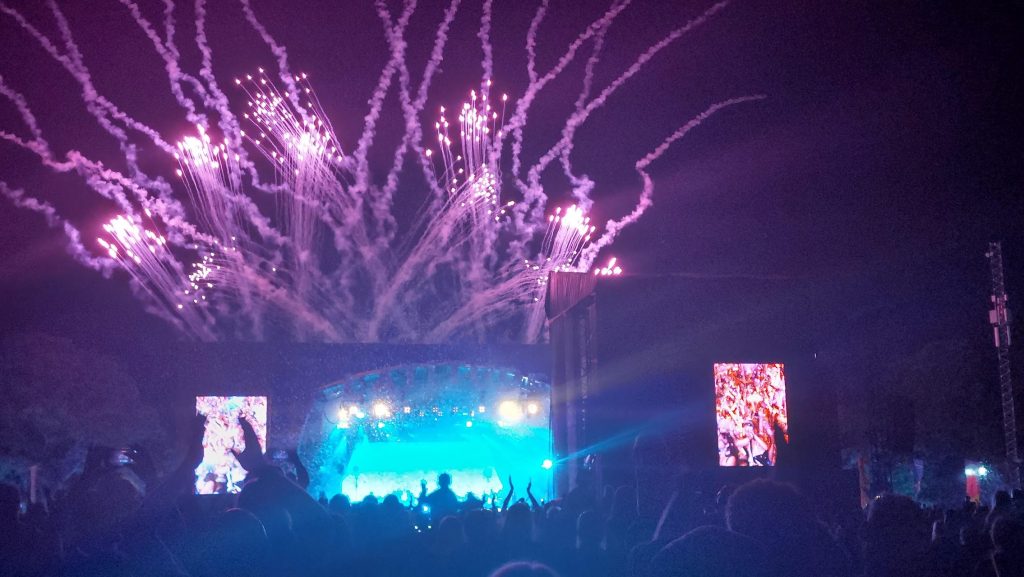 George Ezra on stage