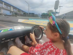 Riding Tomorrowland Speedway